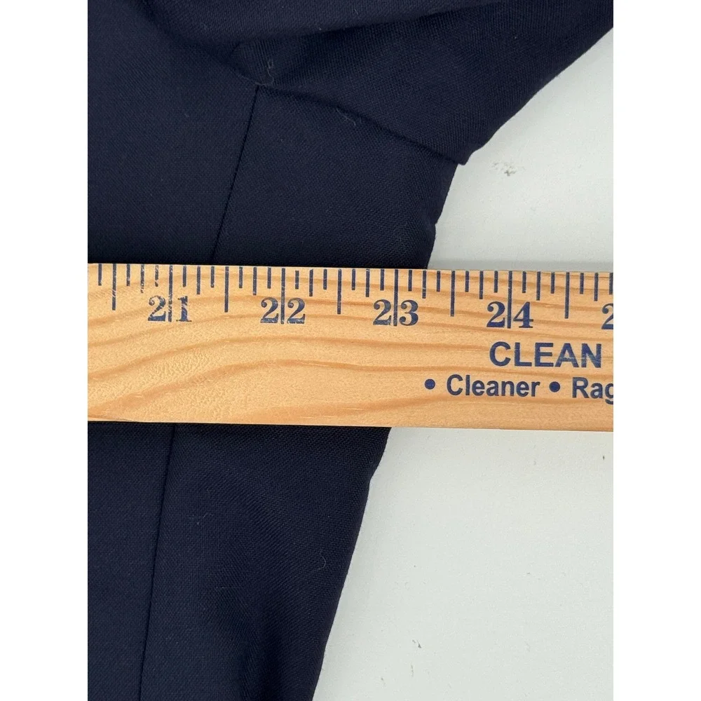 Burberrys Mens Blazer‎ SportsCoat Navy Blue Super 100s Wool USA Size 46